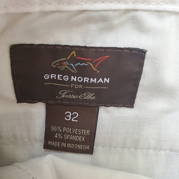 Greg Norman Tasso Elba Plaid Performance Golf Shorts Men's 32 - Picture 10 of 11